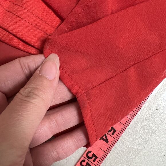 Kimcine Red Lace Jumpsuit Size S Wedding Guest Crisscross Back Formal Party Prom - Picture 11 of 16